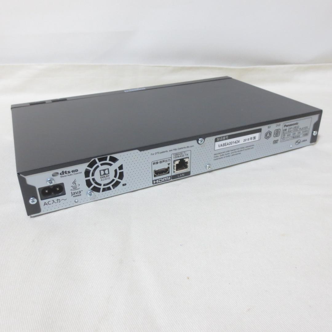パナソニック ブルーレイプレーヤー ブラック DP-UB32　■　V921