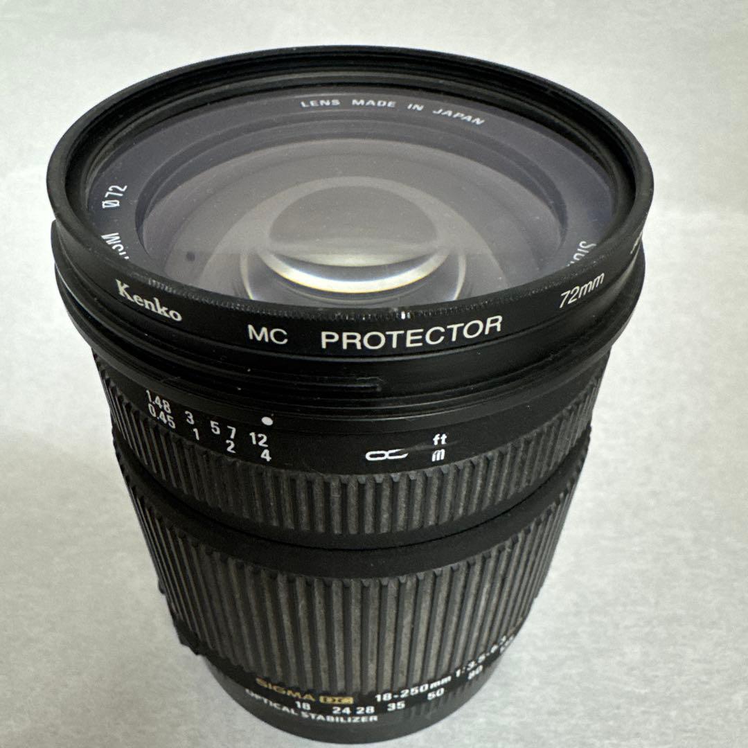 SIGMA★18-250 F3.5-6.3OS HSM★MCプロテクター付き