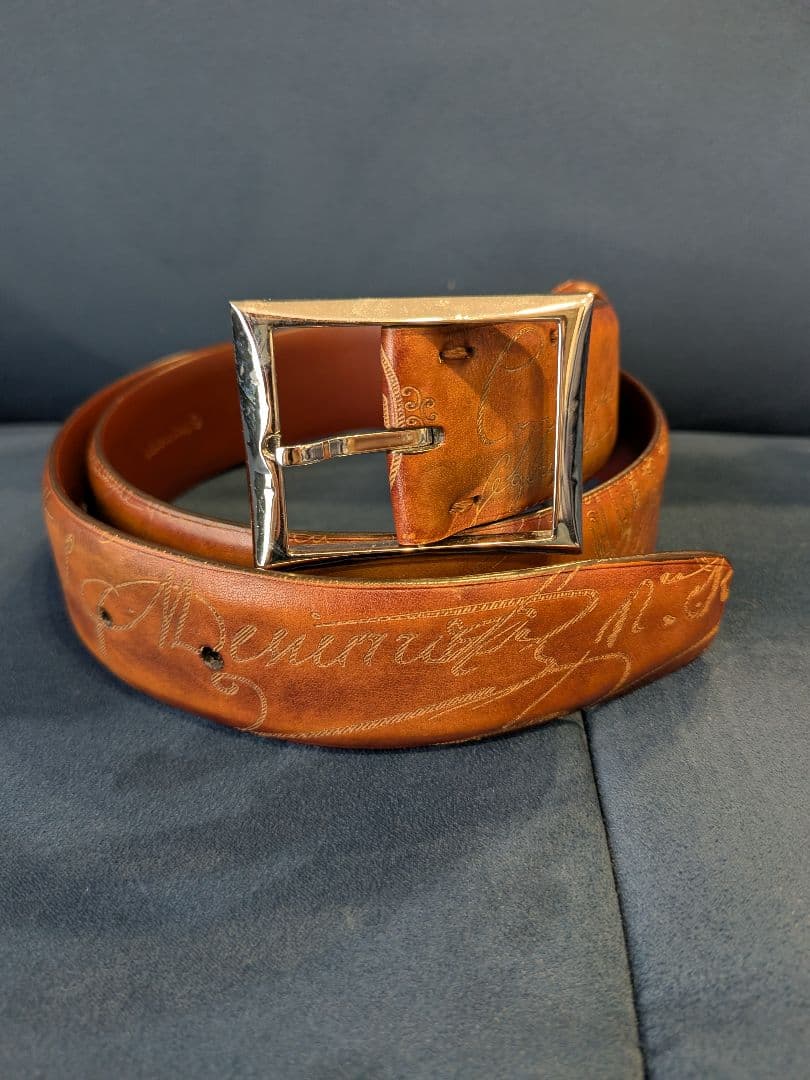 P*V様 ベルルッティ　ベルト　カリグラフィー　レザー　　メンズ　サイズ75 クラシックベルト | ベルルッティ JP