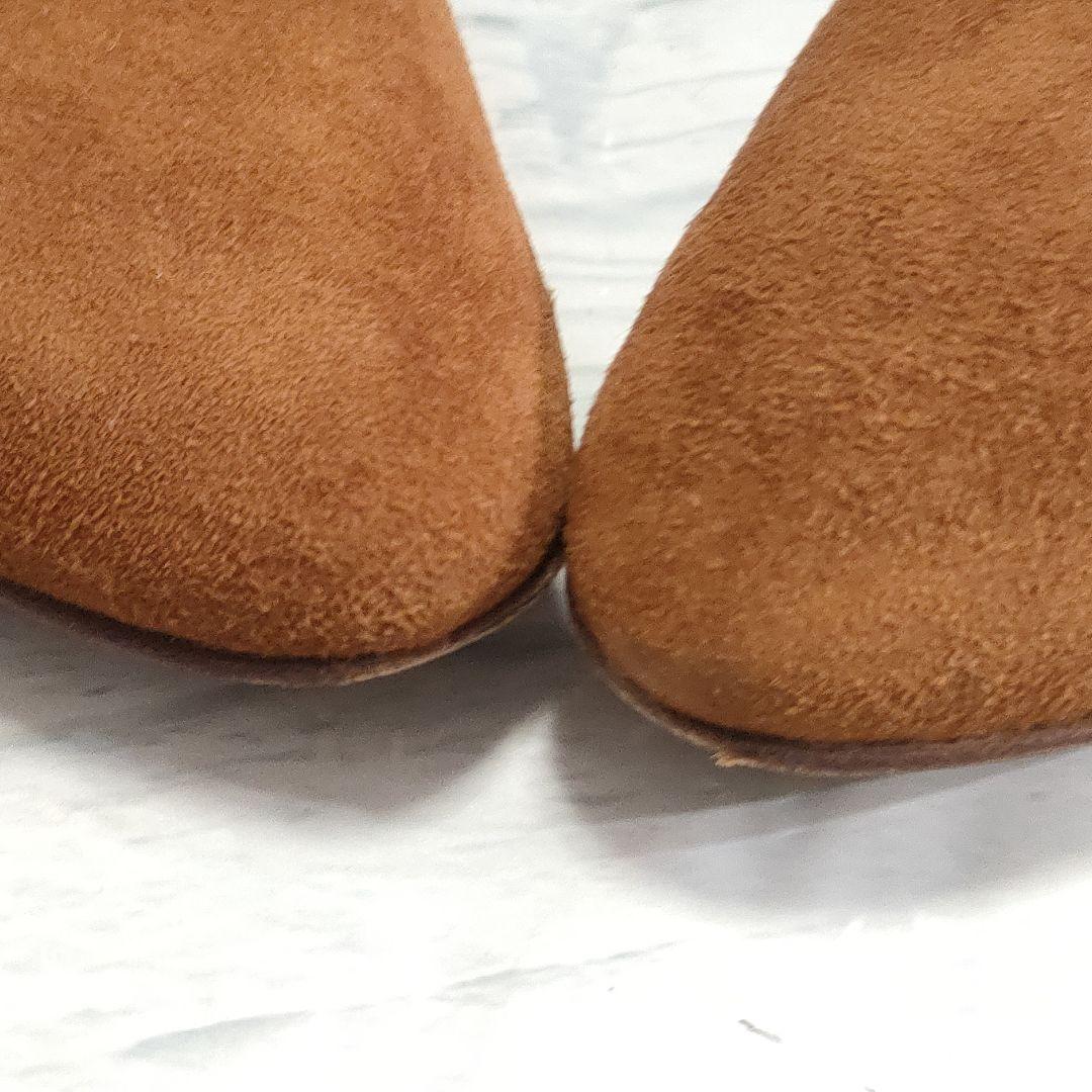 箱保存袋付き美品✨マノロブラニク　リストニー　スウェード　ブラウン　35