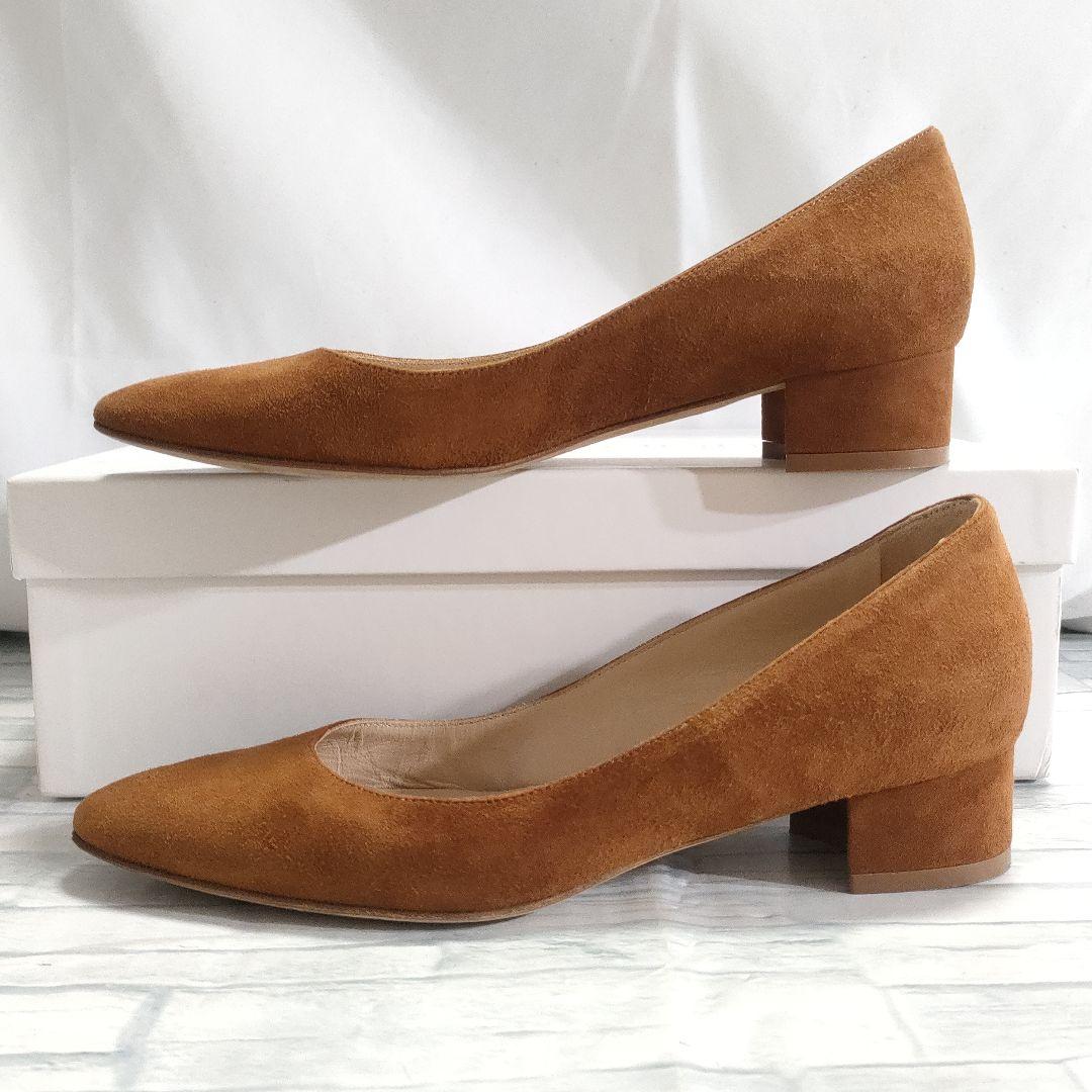 箱保存袋付き美品✨マノロブラニク　リストニー　スウェード　ブラウン　35