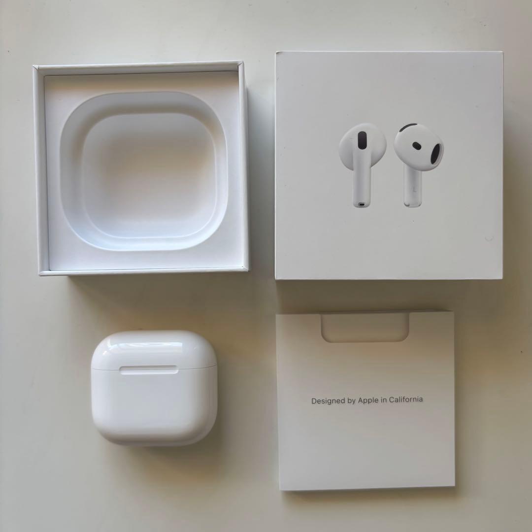 【ほぼ新品】AirPods 4 本体 極美品 正規品 Appleストア ほぼ新品】AirPods 4 本体 極美品 正規品 Appleストア - メルカリ