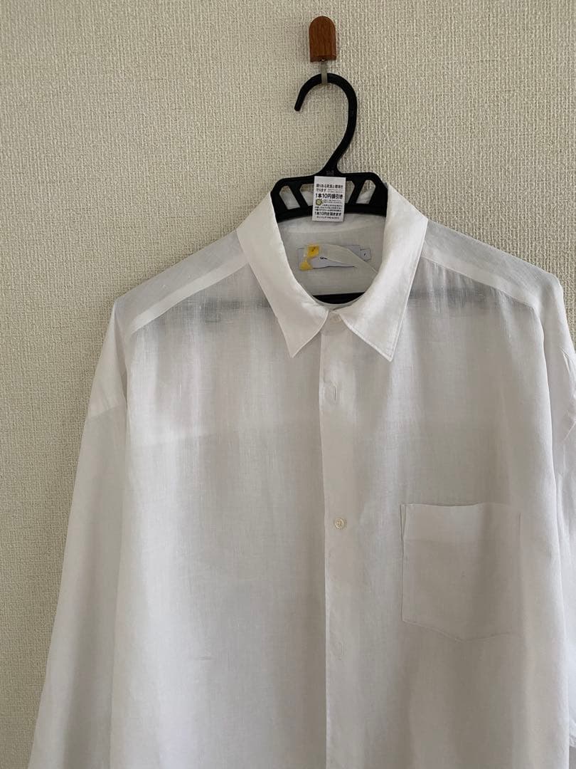 23ss グラフペーパー リネン オーバーサイズ レギュラーカラーシャツ Graphpaper (グラフペーパー) Linen L/S Oversized Regular Collar