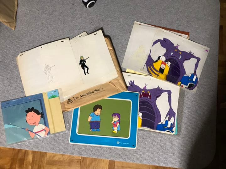 大幅値下げ！セル画ドクタースランプアラレちゃん、サザエさん、1000年女王 Yahoo!オークション - Dr.スランプ アラレちゃん セル画 則巻アラレ 鳥