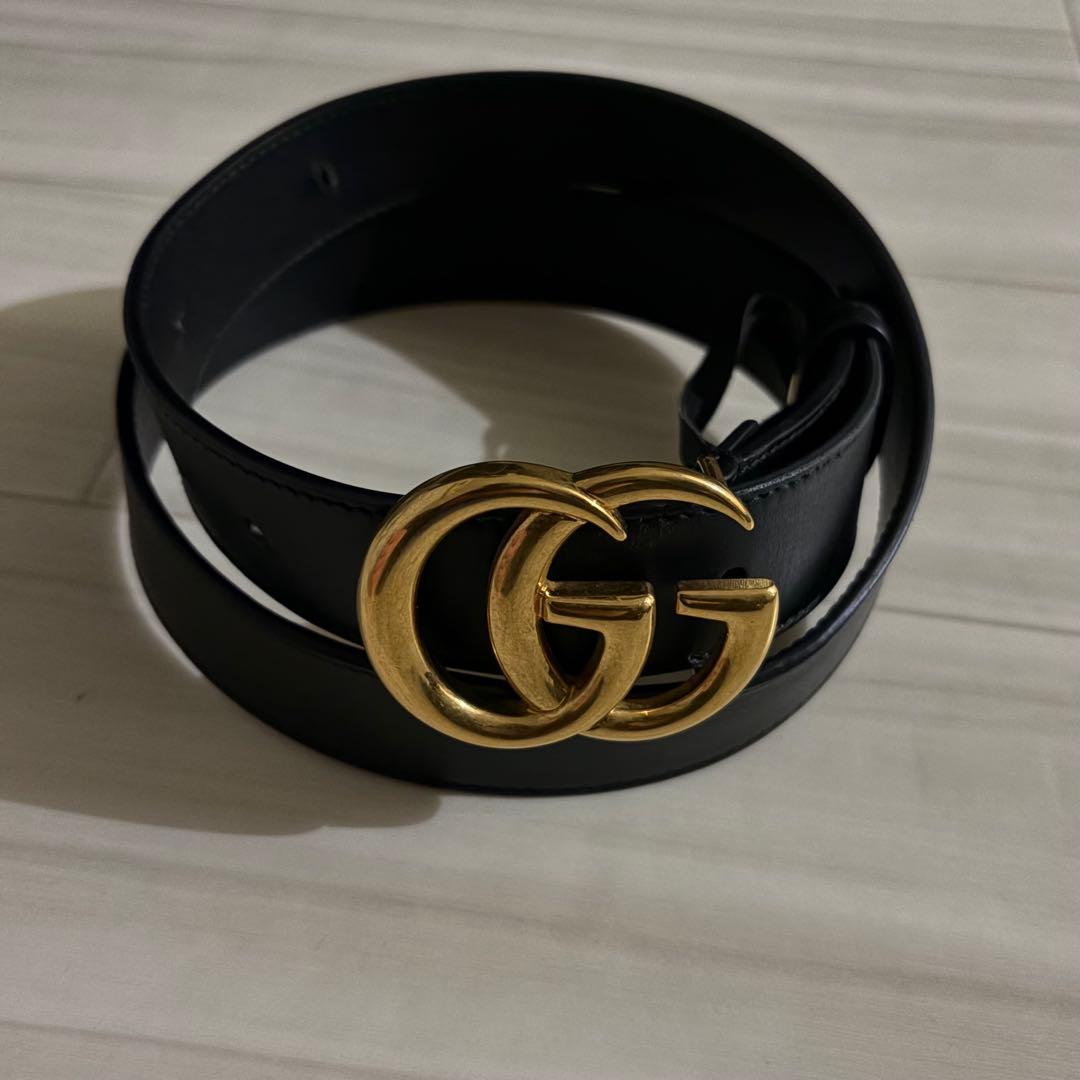 小物 GUCCI Double G Leather Belt Gucci グッチ ダブルG ベルト - FARFETCH