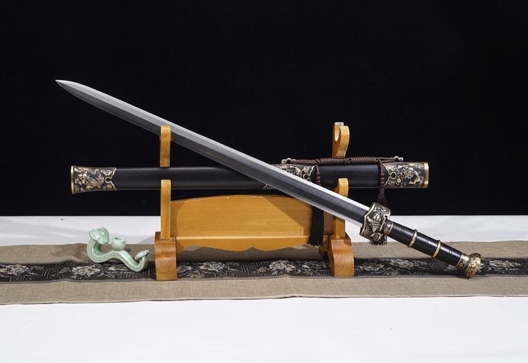 九獅子剣模様ねじれ模様 古兵器 武具 刀装具 日本刀 模造刀 居合刀