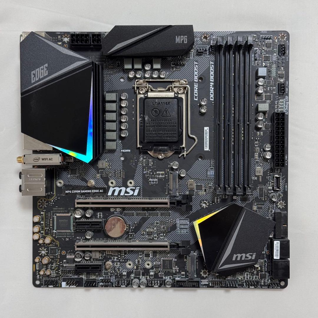 マザーボード MSI MPG Z390M GAMING EDGE AC LGA1151 Amazon.com: MSI MPG Z390M Gaming Edge AC LGA1151 (Intel 8th and