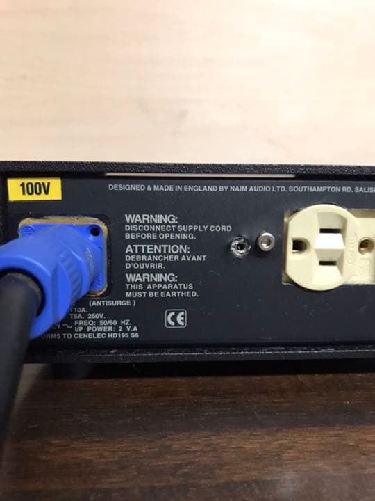 ネイムオーディオ naim audio 電源 通電確認済