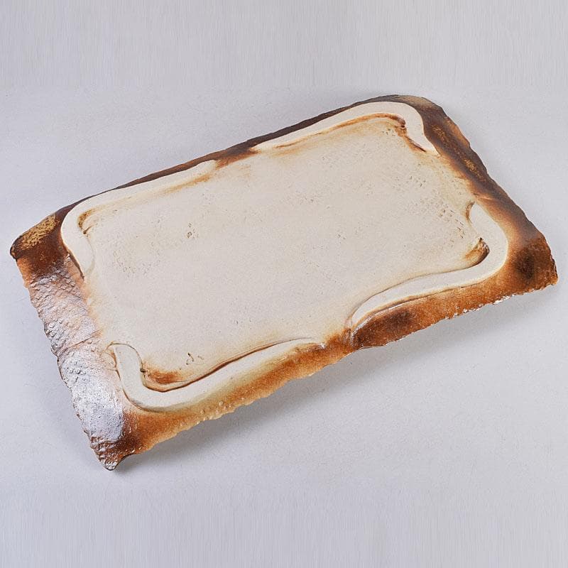 為那都窯 加藤高山（加藤純や）作 隆起象嵌金彩皿 共布共箱 V R8953B