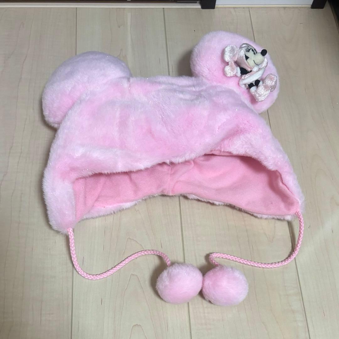 ディズニー ミニー ファンキャップ 被り物 ピンク - メルカリ