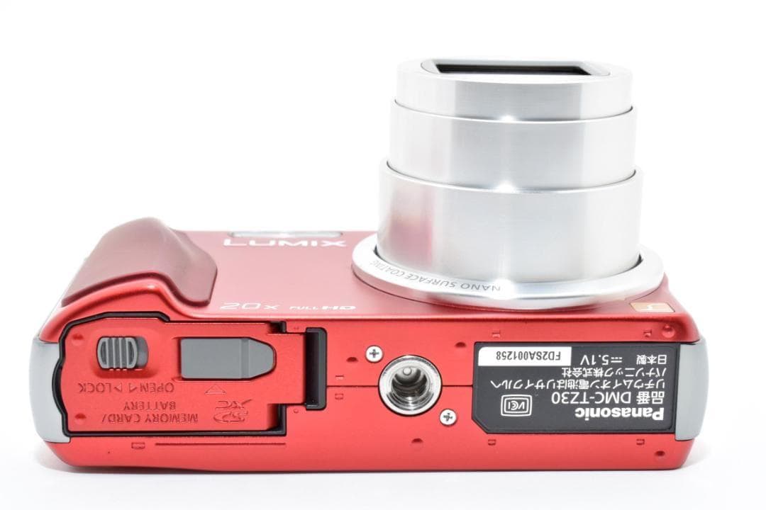 【値下げ歓迎・極美品】Panasonic LUMIX DMC-TZ30 レッド