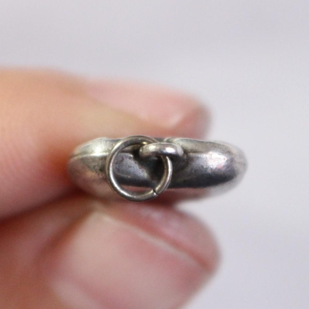 40s スウィートハートジュエリー シルバー ギフトに ILOVEU 古着に