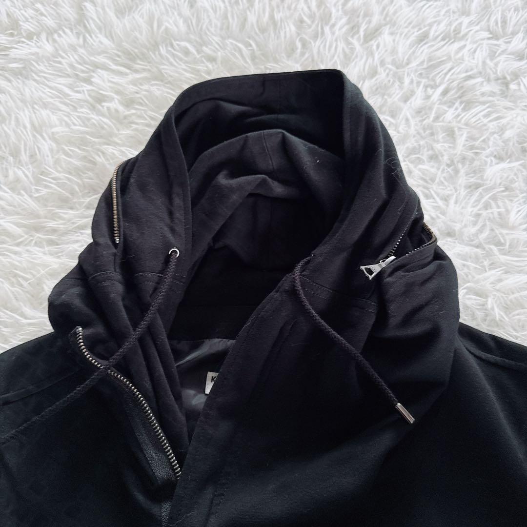 KATHARINE HAMNETT LONDON】コットンライダース 黒 XL