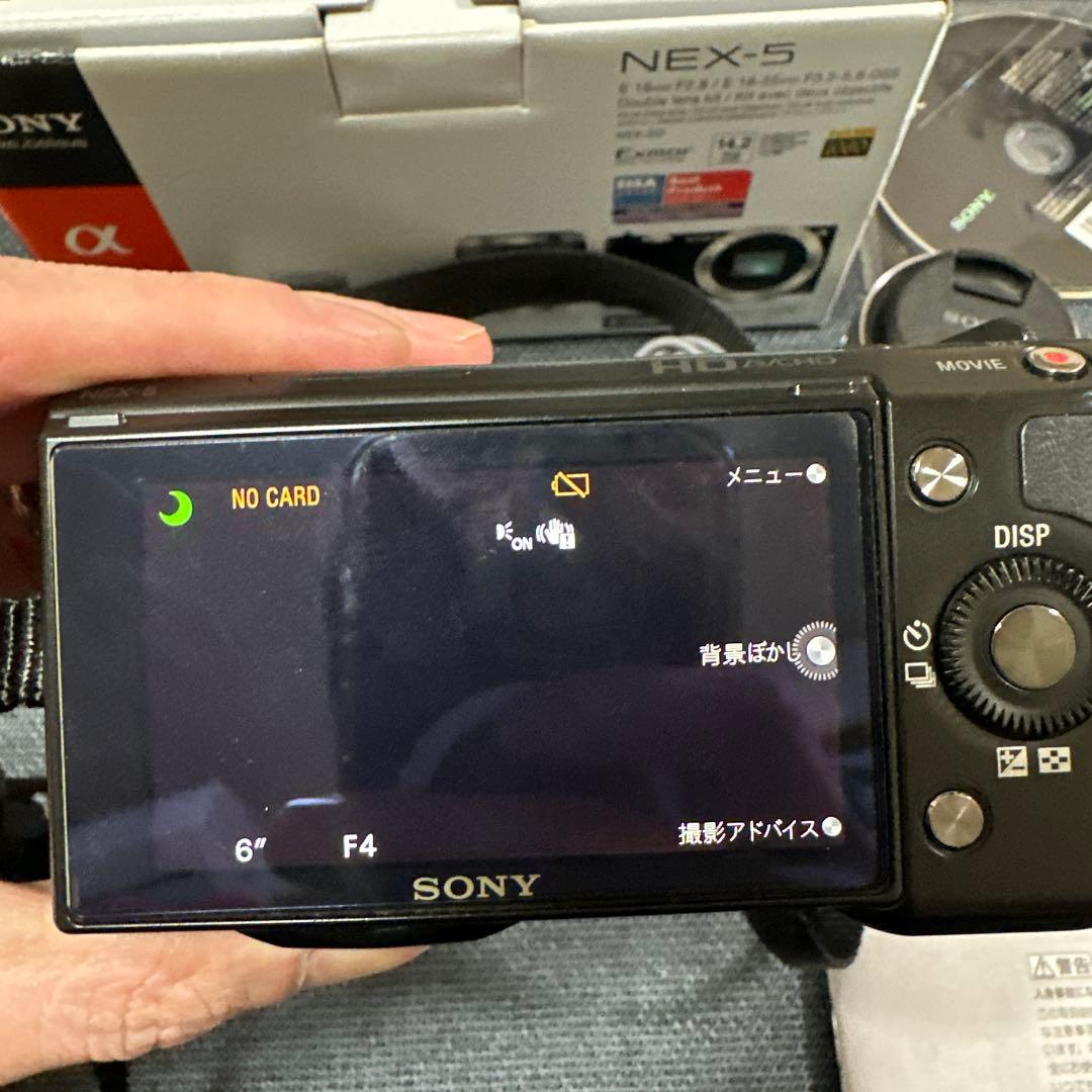 SONY NEX-5D/B デジタルカメラ