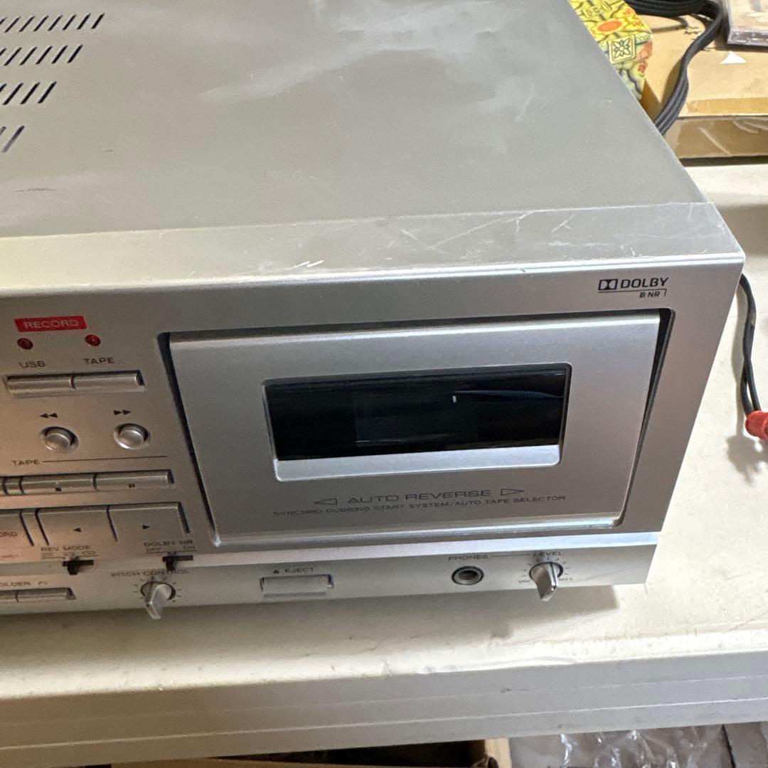 ジャンク　TEAC AD-RW900 S ティアック USB接続対応CDカセット