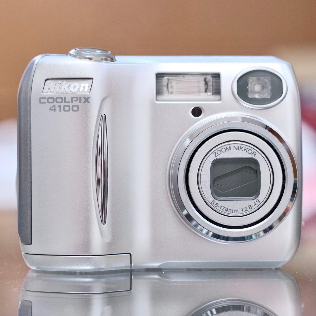 極美品！動作品 平成レトロ Y2K Nikon COOLPIX E4100 S 2026年最新】nikon coolpix 4100の人気アイテム - メルカリ