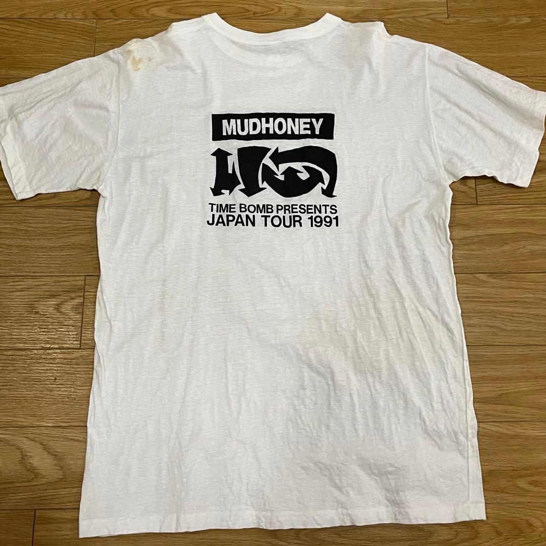 MUDHONEY 1991年初来日ライブTシャツ Lサイズ 難あり - メルカリ