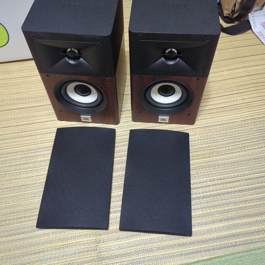 【美品】JBL STAGE A120 W ブックシェルフスピーカー　ウッド