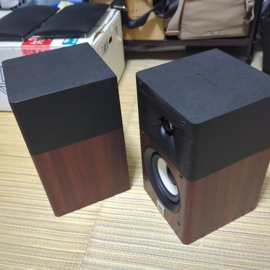 【美品】JBL STAGE A120 W ブックシェルフスピーカー　ウッド