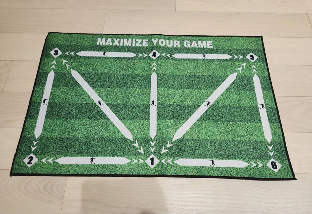 サッカー 室内トレーニング フットサル 練習 60×90 自主練習 ドリブル