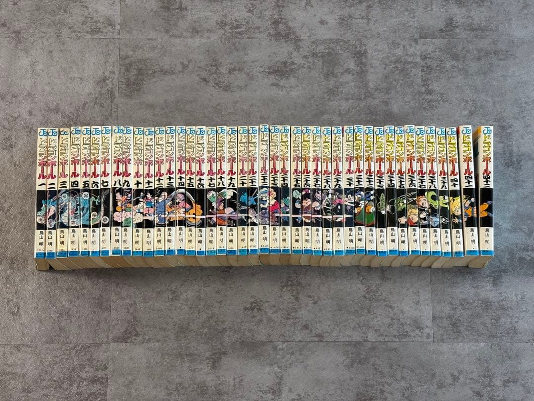 全42巻セット】ドラゴンボール 全巻 初版8冊含む 鳥山明 ※ヤケ・値札有