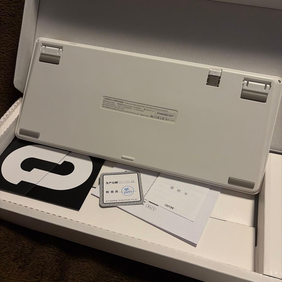 Lofree Flow Lite 84 ホワイト 早期予約特典ツール付き - メルカリ