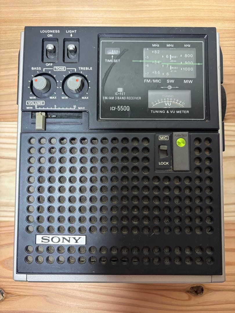 【ジャンク】SONY ICF-5500 スカイセンサー ラジオ