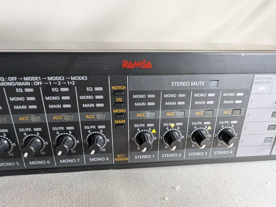 PANASONIC WR-DX002 オーディオミキサー　状態良 U59