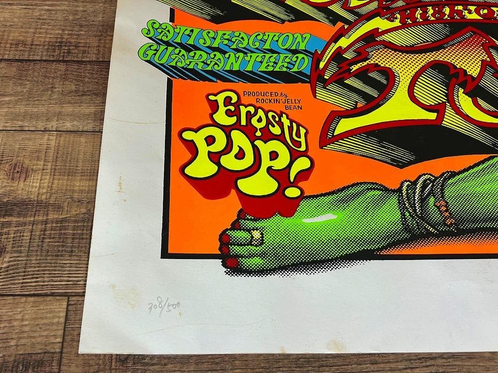 500枚限定 90s初期 エロスティカ ロッキンジェリービーン 1st ポスター