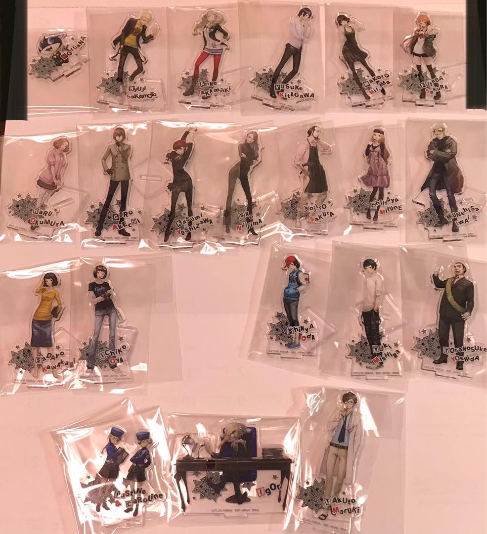 一番くじ ペルソナ5 F賞 アクリルスタンド 主人公 武見 東郷 ジョゼ