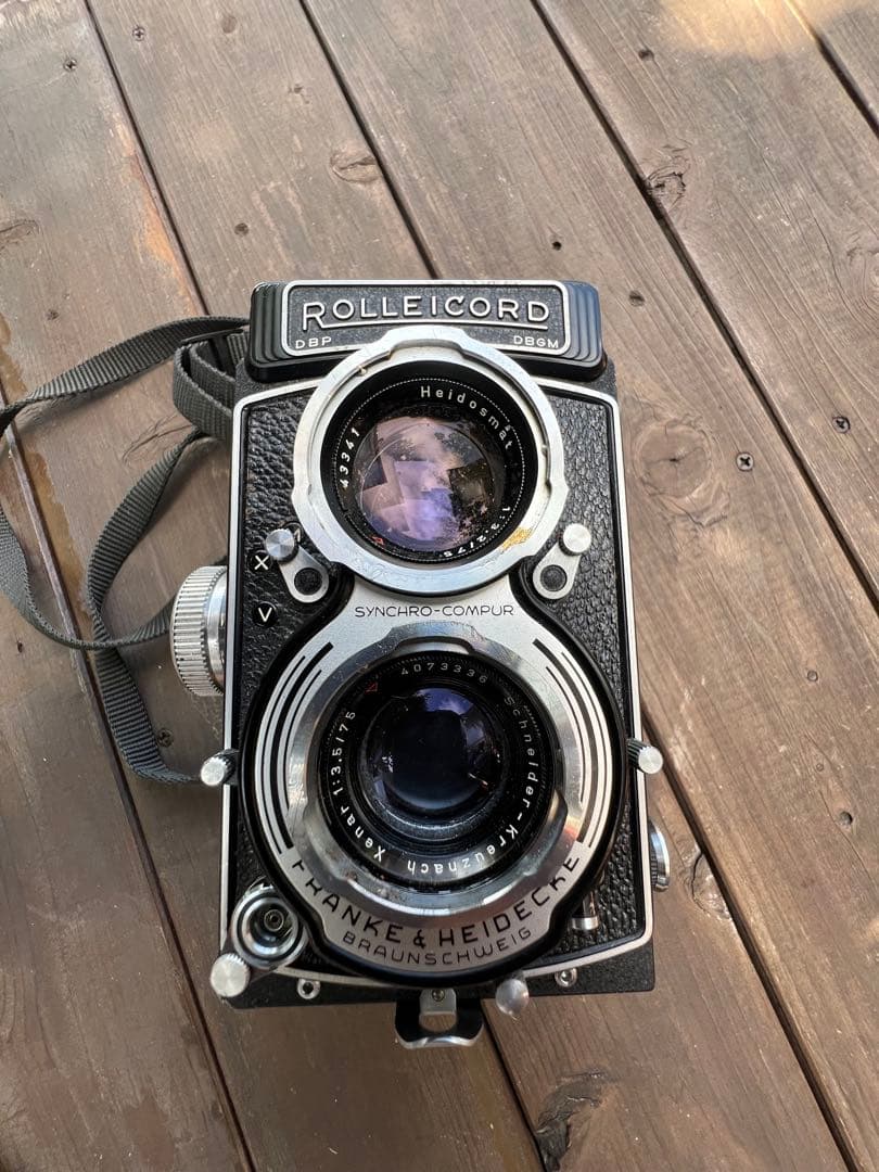 Rolleicord V 二眼レフカメラ　ローライナー付き