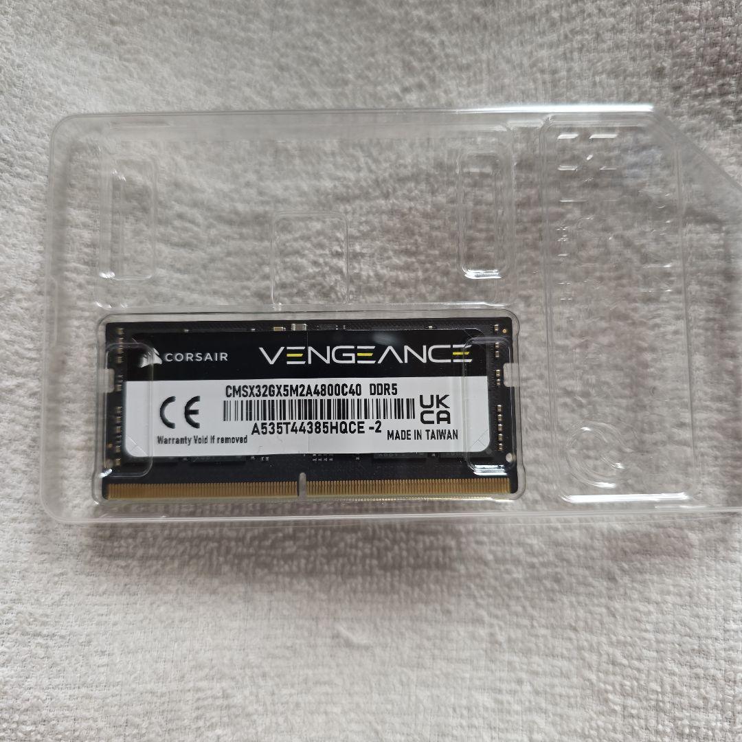 メモリー CORSAIR VENGEANCE SODIMM DDR5 16GB/32GB