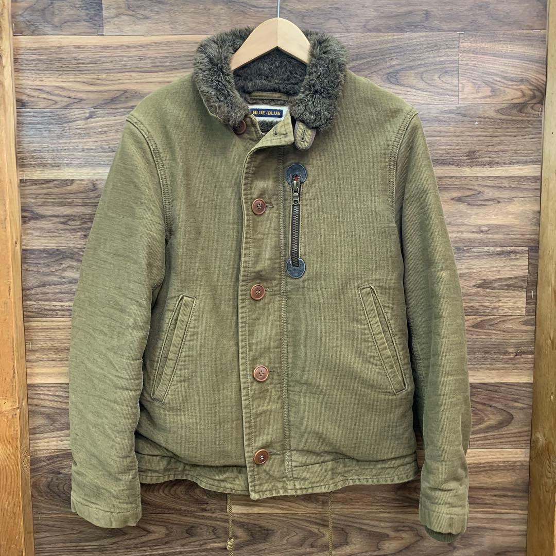 中古 BLUE BLUE N-1 ジャーマンクロス デッキジャケット - メルカリ