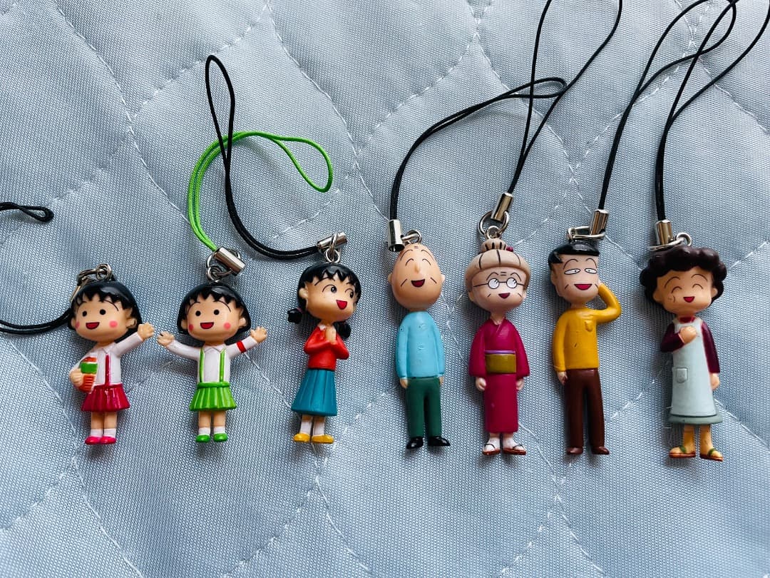 非売品】レア ちびまる子ちゃん ストラップ 十六茶 コンプリートセット