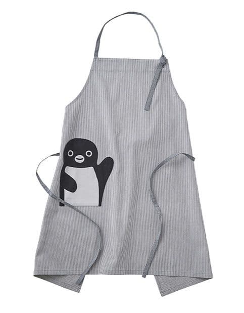 Suicaペンギン エプロン ポケットはペンギンのアップリケ 爽やか