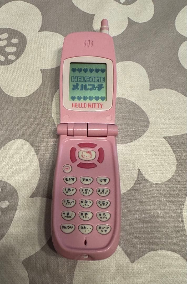 激レア ハローキティ メールケイタイ メルプチ 白 ガラケー 廃盤