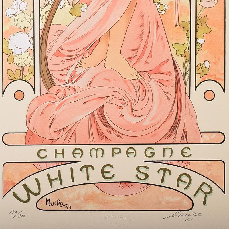 アルフォンス・ミュシャ シャンパンホワイトスター 190/300 VR8695B