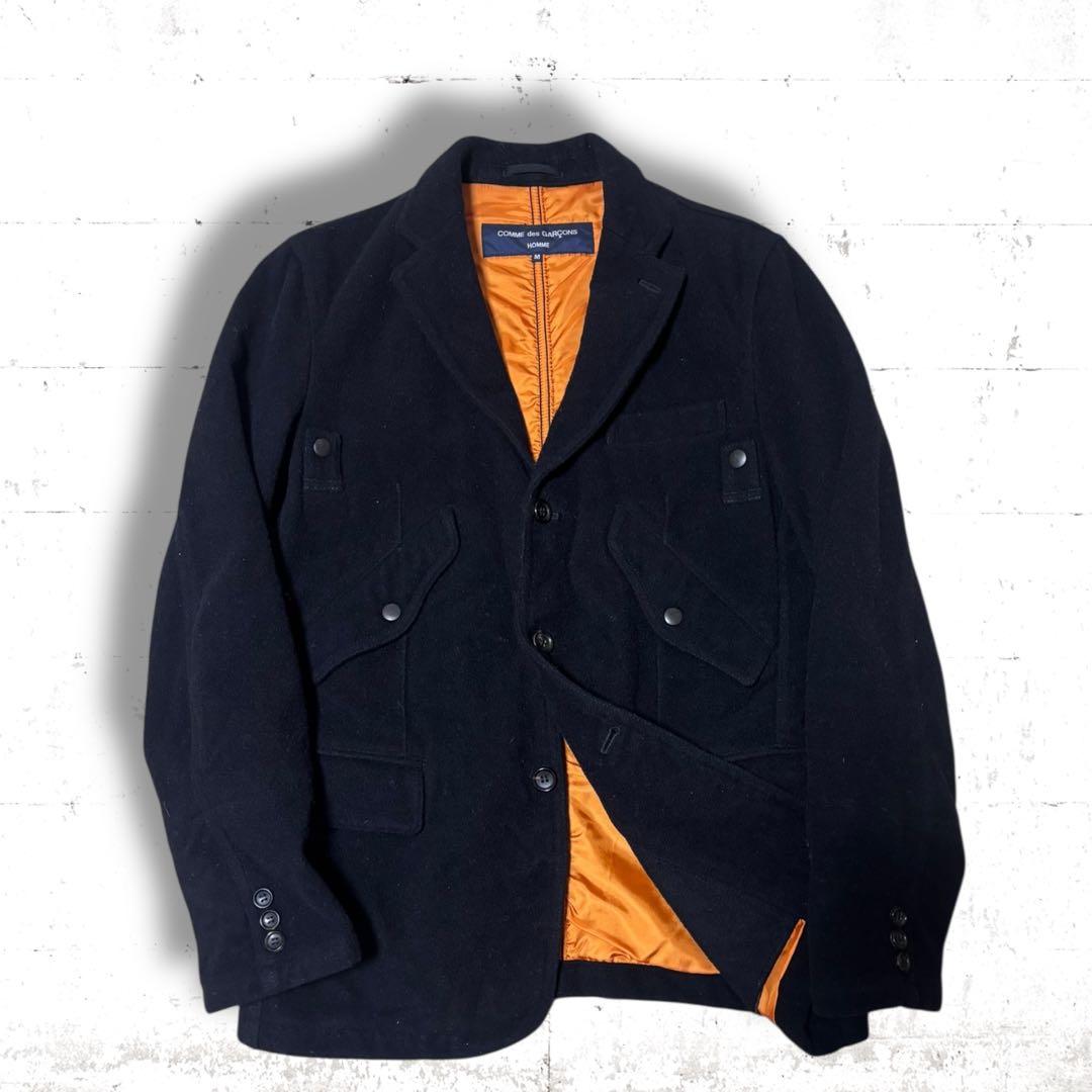 archive コムデギャルソンオム ウール ジャケット ミリタリー M - メルカリ