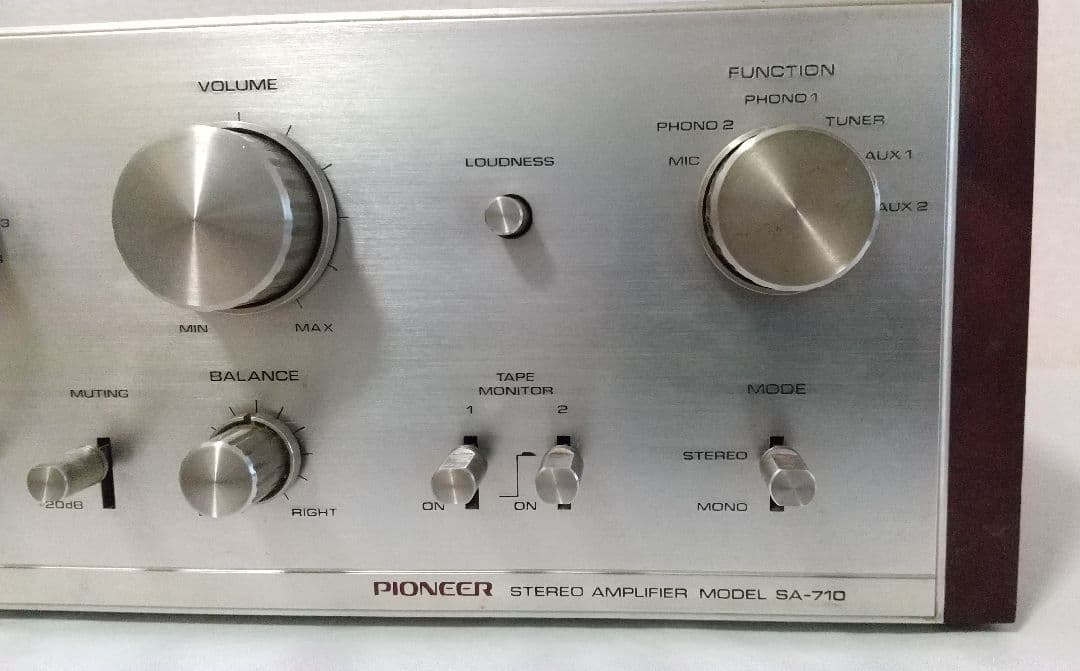 パイオニア プリメインアンプ SA-710 動作品 PIONEER