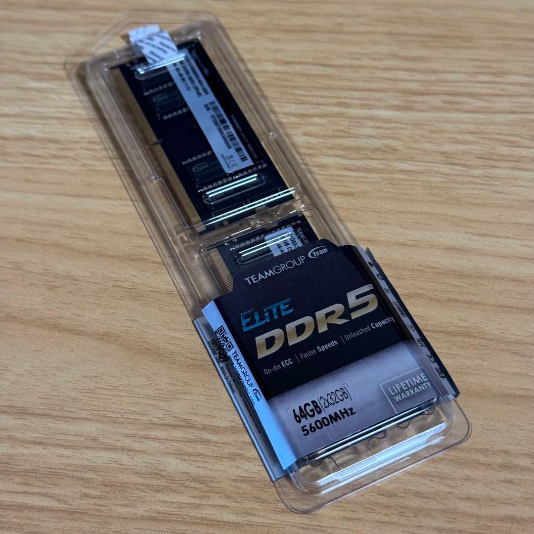 メモリー TEAMGROUP Elite DDR5 64GB 5600MHz Amazon.co.jp: TEAMGROUP Elite SODIMM DDR5 64GB (2x32GB) 5600Mhz