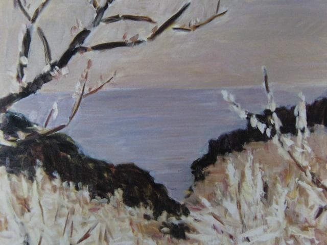 楢原健三、【南紀梅林】、希少な大判額装用画集より、美品、日本人画家