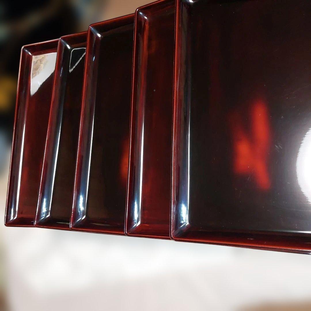 茶道具輪島塗暁四方膳五客 - 工芸品オンライン ショップ 安い