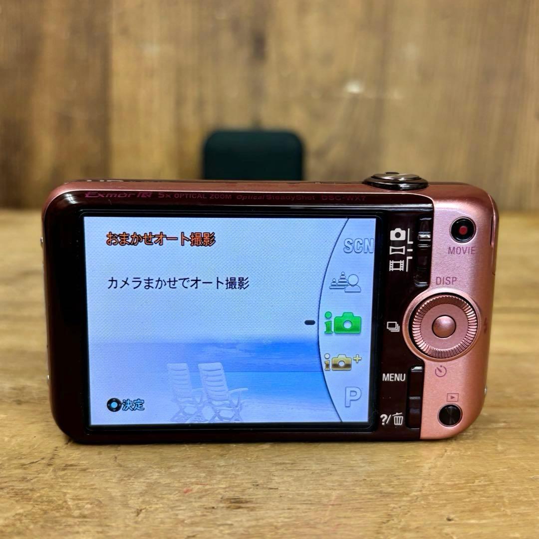 SONY ソニー Cyber-shot DSC-WX7 コンデジ ピンク