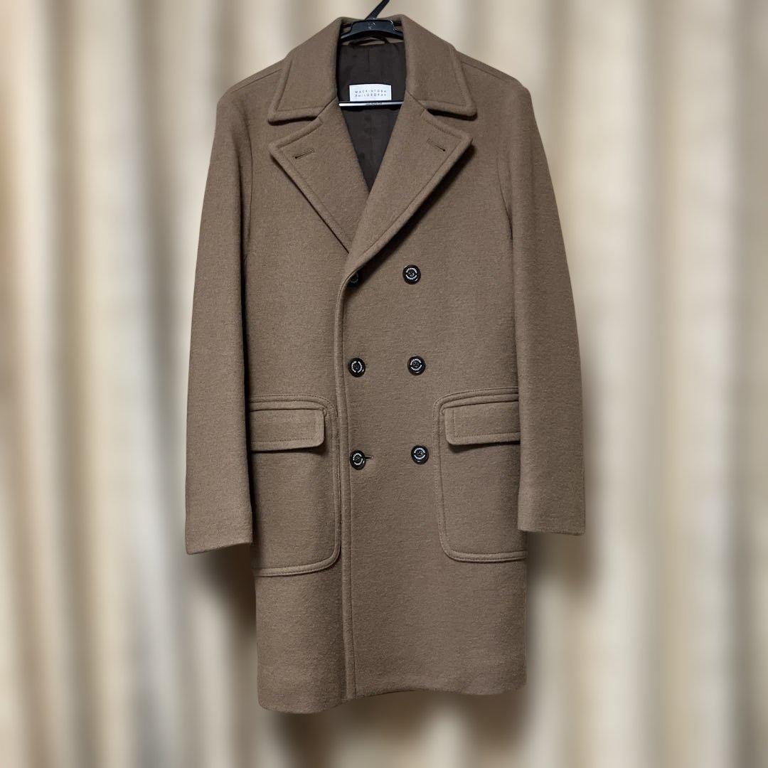 マッキントッシュ ダブルチェスターコートキャメル 38 - メルカリ