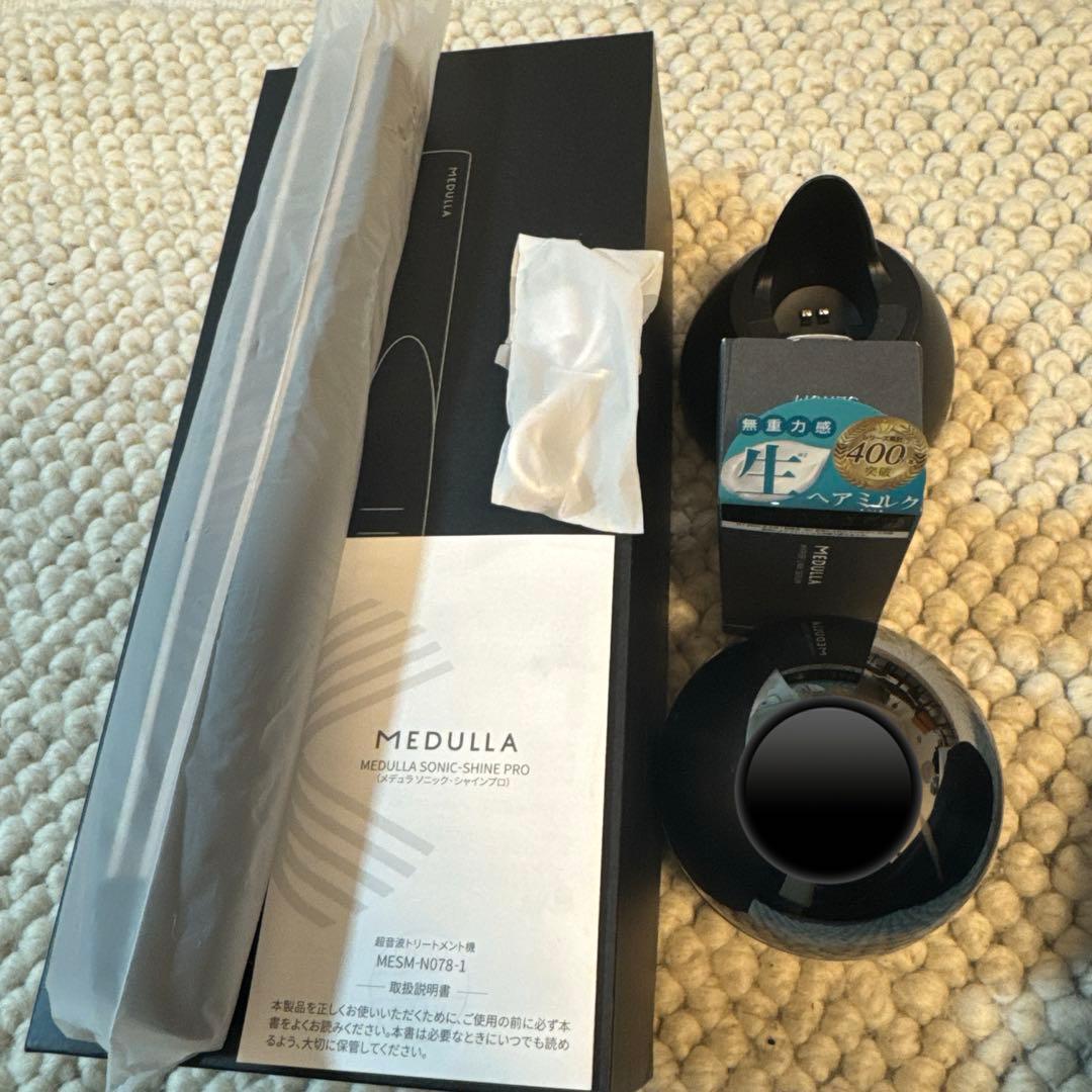 MEDULLA ソニックシャインプロ　超音波ヘアアイロン　他2点 MEDULLA メデュラ ソニックシャインプロ 超音波トリートメント