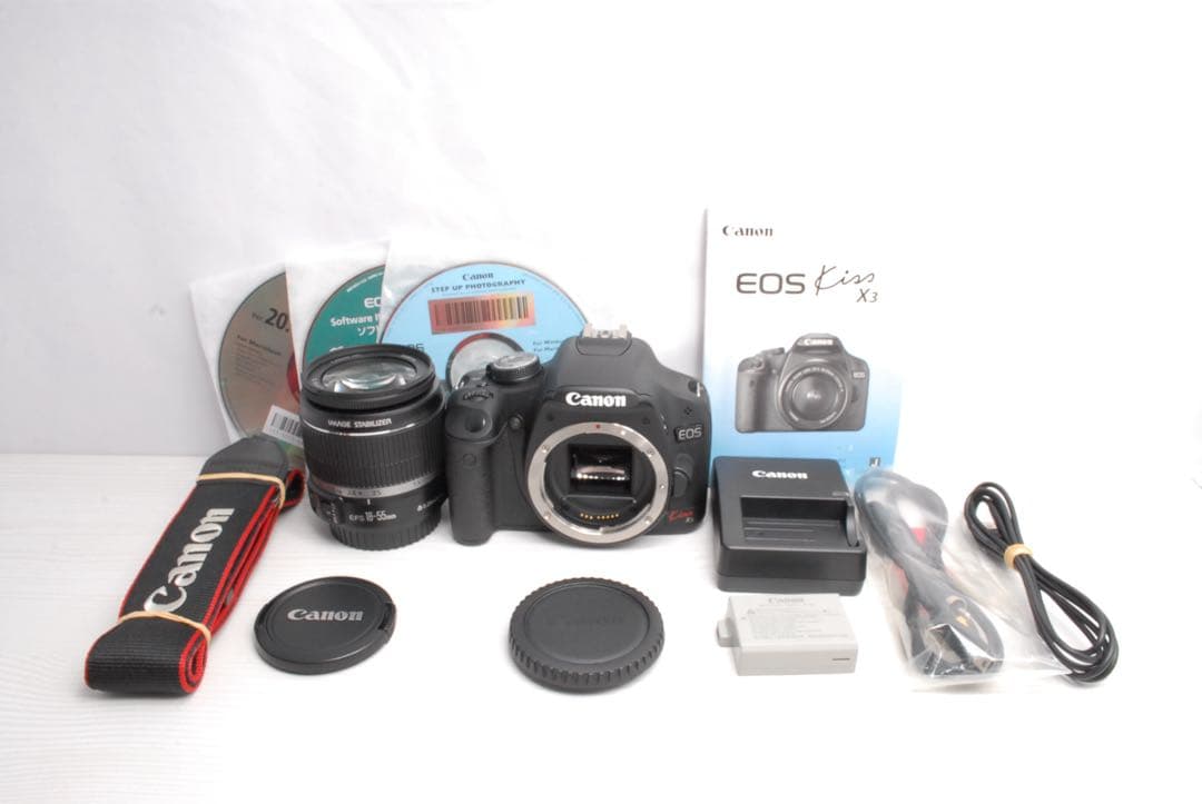 EOS Kiss X3 デジタル一眼レフカメラ 手ぶれ補正レンズ スマホ転送