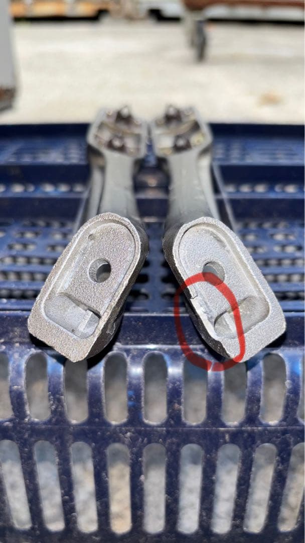 t*0様 ドゥカティ996 ミラーアーム 左右セット - メルカリ