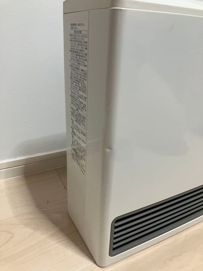 ノーリツ ガスファンヒーター　ガスコード付GFH-5802S-W5 都市ガス用