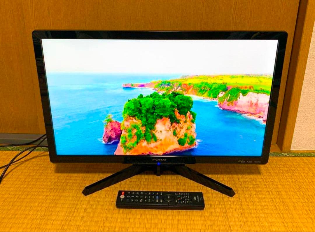 フナイ　液晶テレビ 24型 ✨裏番組録画/500GB録画HDD内蔵