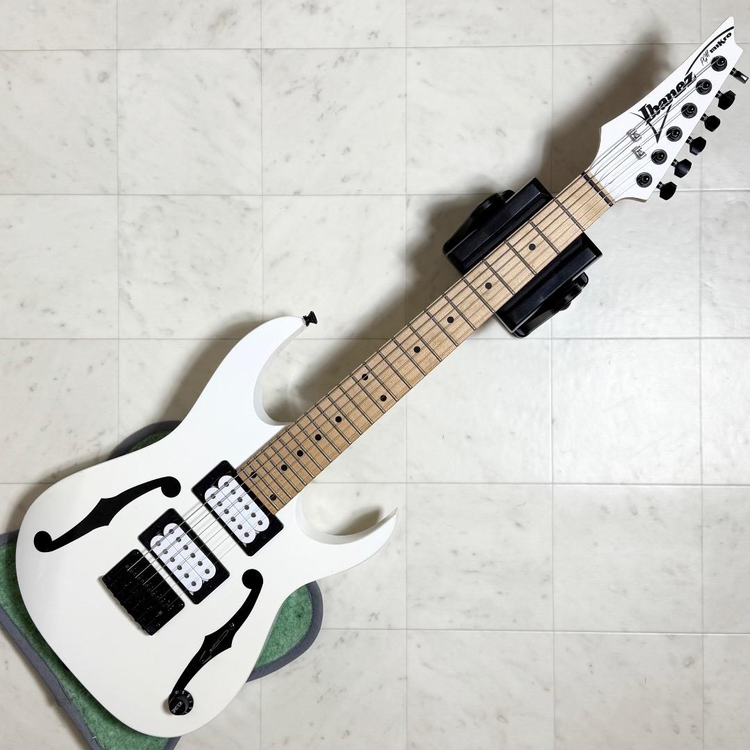 ギター  Ibanez PGM miKro Paul Gilbert Buy Ibanez Paul Gilbert Mikro Electric Guitar in White - PGMM31WH